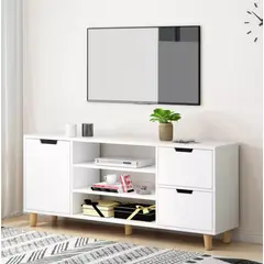 NACION MUEBLES - MUEBLE PARA TV TRYH COLOR BLANCO