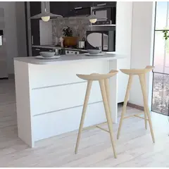 NACION MUEBLES - BARRA VEGETTO COLOR BLANCO