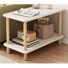 NACION MUEBLES - MESA LATERAL AÑORO COLOR BLANCO