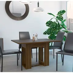 NACION MUEBLES - COMEDOR FALL COLOR MARRÓN