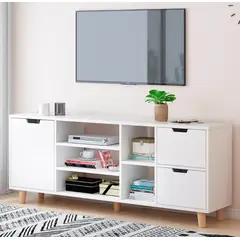 NACION MUEBLES - MUEBLES PARA TV NIEVE COLOR BLANCO