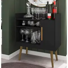 NACION MUEBLES - COMODA IZI COLOR NEGRO