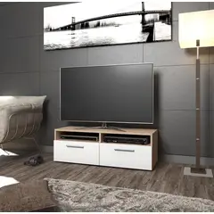 VILLA HOGAR - Mesa de TV 50 pulgadas Bahia roble rustico -