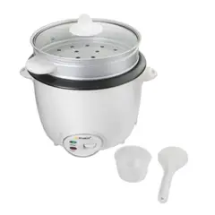 IMACO - Olla Arrocera 15L con vaporera RC15VE Blanco