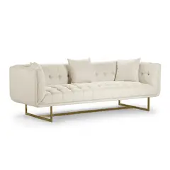 GENERICO - SOFA ROSEN FOREST HILL 3CPO TELA HUESO