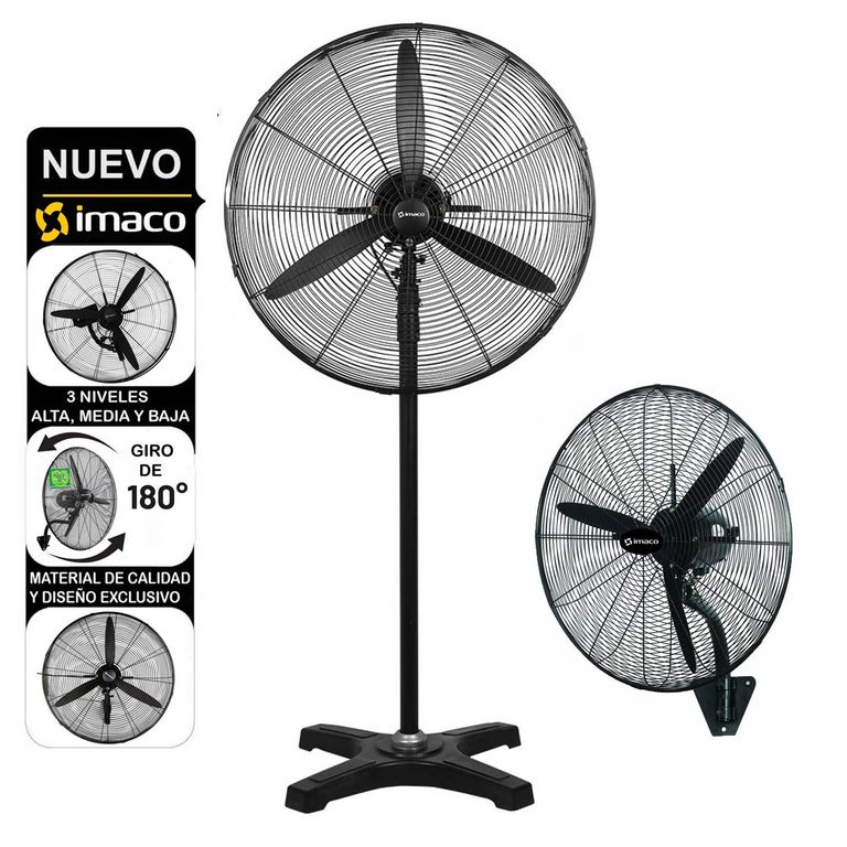 Ventilador Industrial de Pared y Piso 30" 240 Watts FS30240