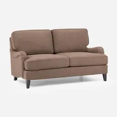 GENERICO - SOFA ROSEN KINGSGATE TELA 2 CUERPOS MARRON