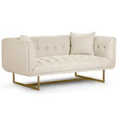 ROSEN - SOFÁ FOREST HILL TELA HUESO 2 CUERPOS