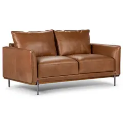 ROSEN - SOFA WESTWOOD CUERO 2 CUERPOS CAMEL