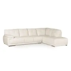 ROSEN - SECCIONAL 6974 DERECHO CUERO BLANCO