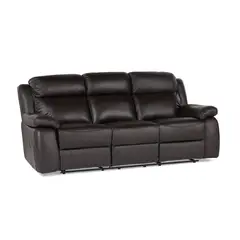 ROSEN - SOFÁ RECLINABLE 2747 MILÁN CUERO CHOCOLATE 3 CUERPOS