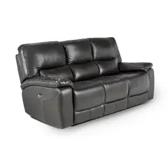 GENERICO - ROSEN SOFA RECLINABLE POCH 3C CUERO CAFE