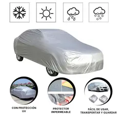 OEM - Forro Funda De Auto Impermeable Cobertor Automovil M 410-430cm