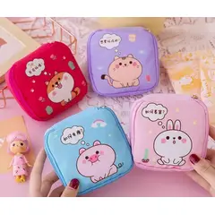 GENERICO - ORGANIZADOR NECESER DE TOALLAS HIGIÉNICAS - COLOR FUCSIA