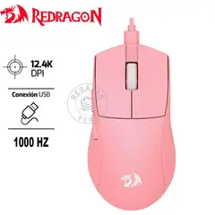 REDRAGON - K1NG M724 1K Hz Precisión Velocidad para Gamers Pro Rosa