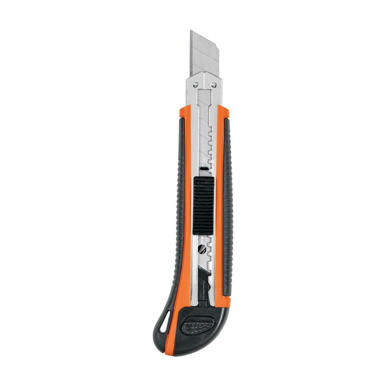 Cuchilla Cutter Hoja de 18mm Cuerpo Metalico y Grip 16977