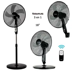 TAURUS - Ventilador Apolo 3 en 1 con Control Remoto