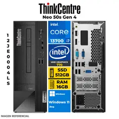 LENOVO - PC Escritorio TINKCENTRE i7-13700 16GB 512GB WINDOWS 11 Pro