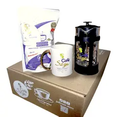 SILYU - KIT REGALO CAFETERA PRENSA FRANCESA INTENSO