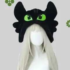 GENERICO - Gorro Dragon Chimuelo Peluche Toohless - Niños y Adultos