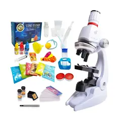 GENERICO - Set Didáctico Microscopio y Laboratorio Científico para Niño
