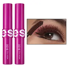 ESIKA - Set x 2 Rimel máscara de pestañas Mega full Size APA NEGRO-MARRÓN ÉSIKA