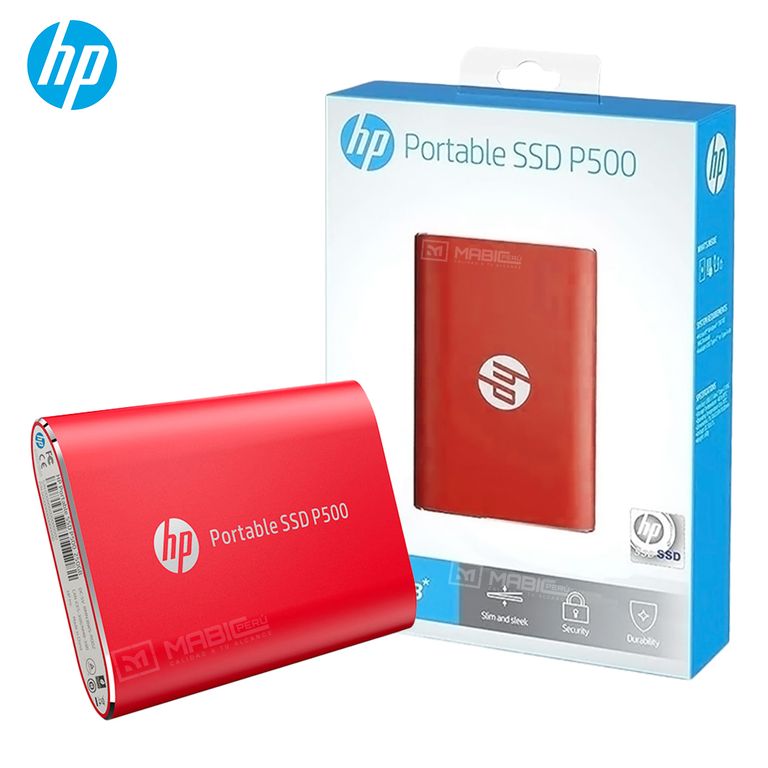 Disco Sólido Externo P500 500GB - Rojo - Portátil