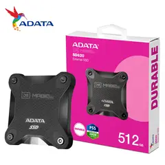 ADATA - Disco Sólido Externo SD620 512GB - Negro - Portátil