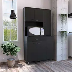 GENERICO - MUEBLE ALACENA NIRVANA 90 WENGUE - ENVÍO ARMADO Y MELAMINA 18mm