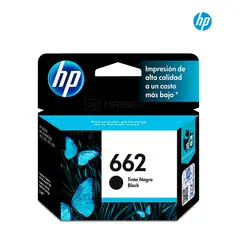 HP - Cartucho de Tinta 662 Negro CZ103AL Original