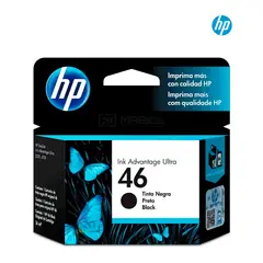 HP - Cartucho de Tinta 46 Negro CZ637AL Original