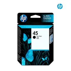 HP - Cartucho de Tinta 45 Negro 51645AL Original