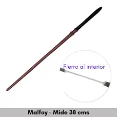 GENERICO - Varita Draco Malfoy Fierro al interior - No viene en caja