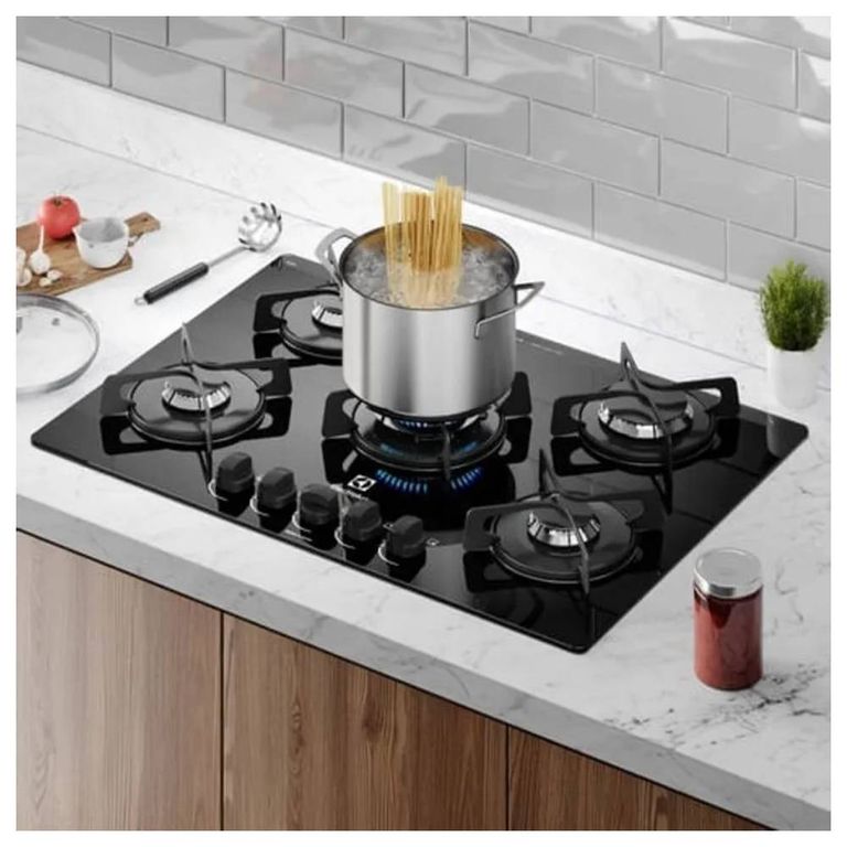 Cocina Empotable a Gas 5 Quemadores 75Cm (ETGZ30T0EPUB)