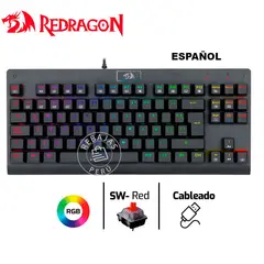 REDRAGON - K568RGB-SP Dark Avenger Teclado Mecánico RGB en Español