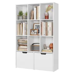 GENERICO - Librero Estante Santino Blanco Muebles Gaudi