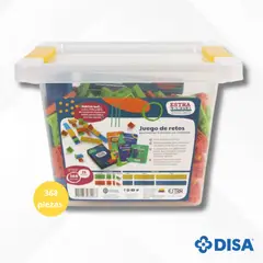 DISA SOLUCIONES ECOEFICIENTES - Bloques de piezas ESTRALANDIA 368 PIEZAS
