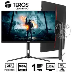 TEROS GAMING - Monitor Gaming Teros TE-2410G 25 FHD 240Hz VA 1ms Adaptive Sync
