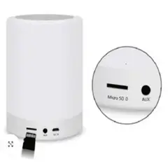 GENERICO - Lámpara Parlante Táctil Rgb con Bluetooth