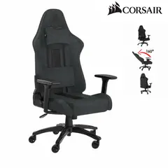 CORSAIR - SILLA Gaming TC100 RELAXED TELA GREY-BLACK