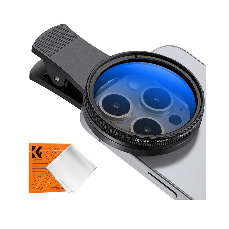Kit de filtro polarizado 52mm para smartphone -