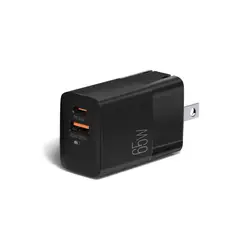 ARGOMTECH - CARGADOR DUAL TIPO C - USB VOLTA P7 CARGA RAPIDA 65W