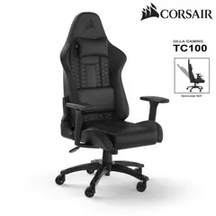 CORSAIR - SILLA Gaming TC100 RELAXED POLIPIEL- Black