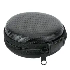 GENERICO - Estuche De Almacenamiento Circular Para Auriculares Negro