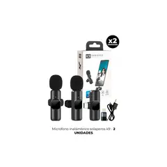 GENERICO - Micrófono Inalámbrico K9 Tipo C 2 en 1