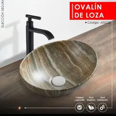 EJESA CREA TU ESPACIO IDEAL - Lavamanos de loza tigre