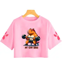 GENERICO - Polo Crops Capibara Gym Bro