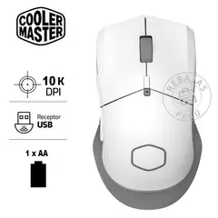 COOLER MASTER - MM311 Inalámbrico 10000 DPI 6 Botones, 77g