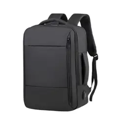 GENERICO - Mochila Para Trabajo Viaje Negocios Impermeable Con USB Portatil