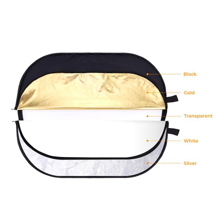 Rebotador ovalado 5 en 1 de 60X90 cm -